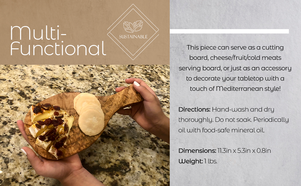 Olive Wood Cutting Board