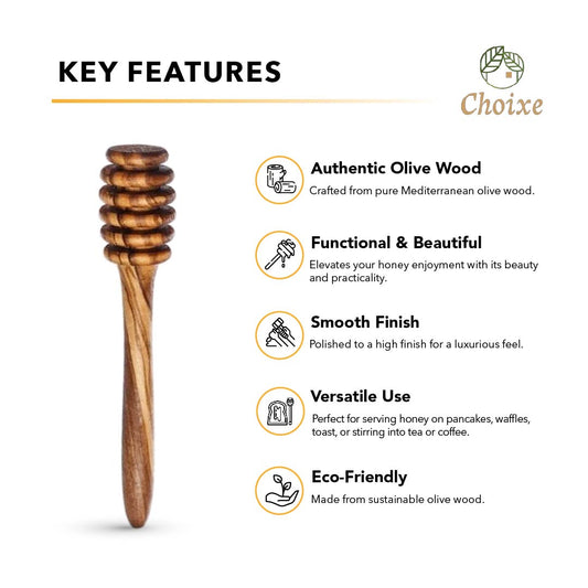 Olive Wood Honey Dipper